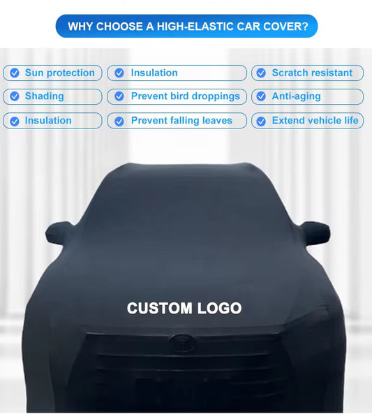 Custom Car Cover with Personalized Logo – Premium Indoor Protection