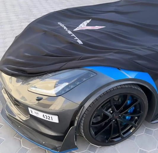 Corvette Indoor Car Cover – Stretch & Elastic Custom Fit for All Models