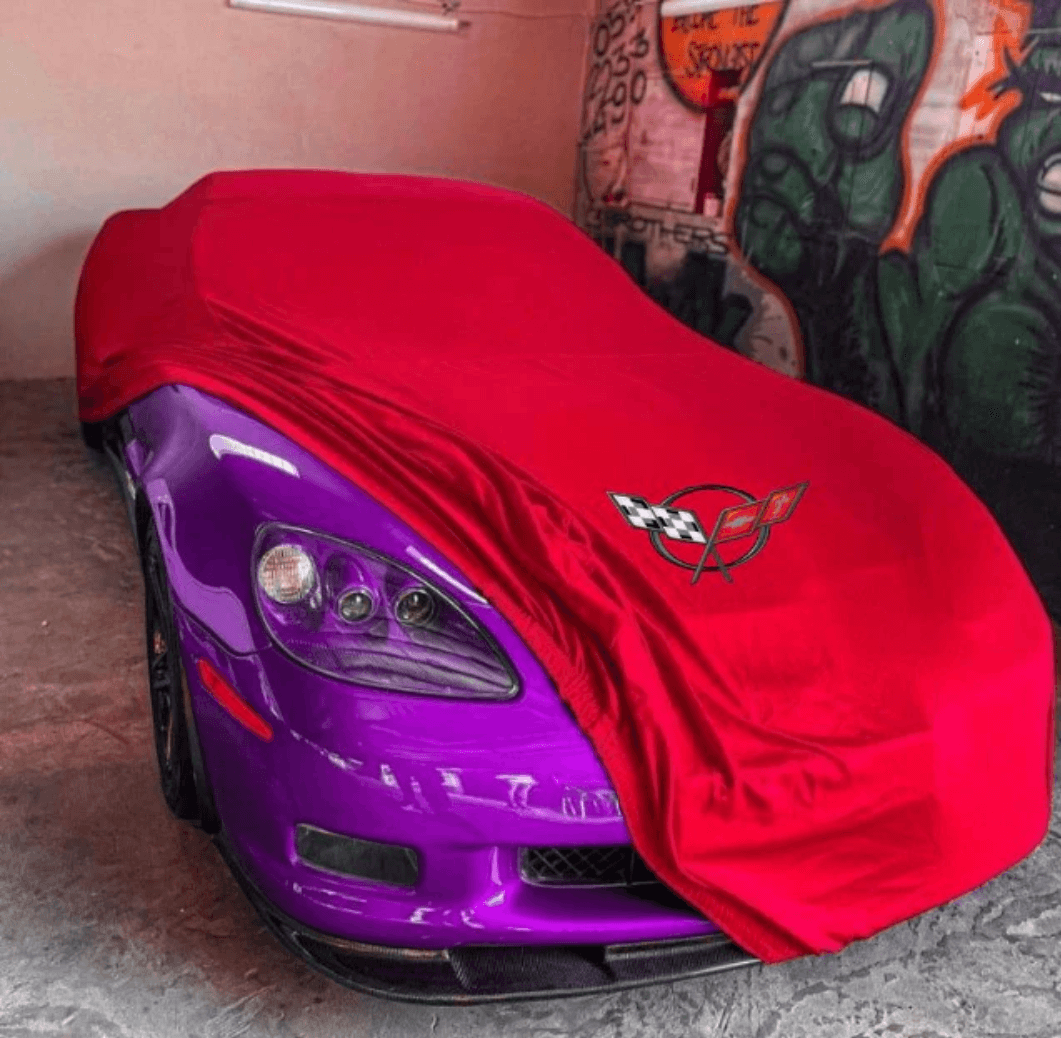 Corvette Indoor Car Cover – Stretch & Elastic Custom Fit for All Models