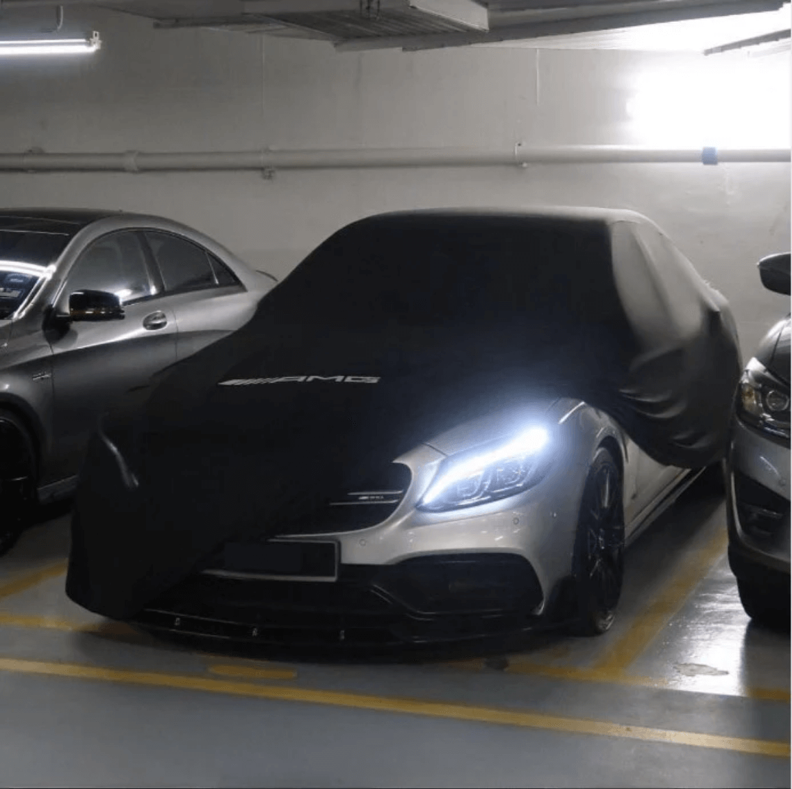 Mercedes-Benz AMG Indoor Car Cover – Custom-Fit, Stretch & Elastic Protection