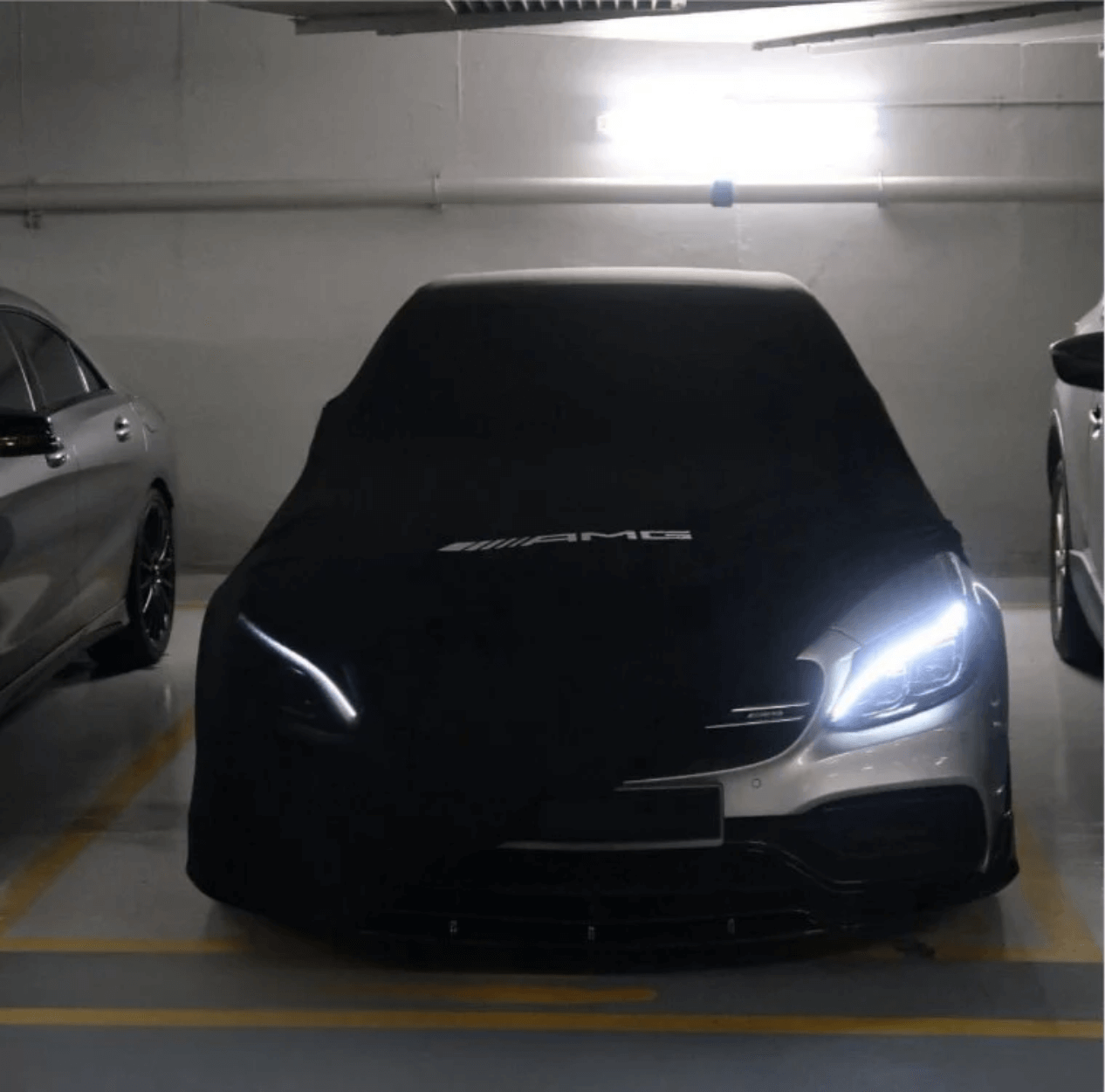 Mercedes-Benz AMG Indoor Car Cover – Custom-Fit, Stretch & Elastic Protection