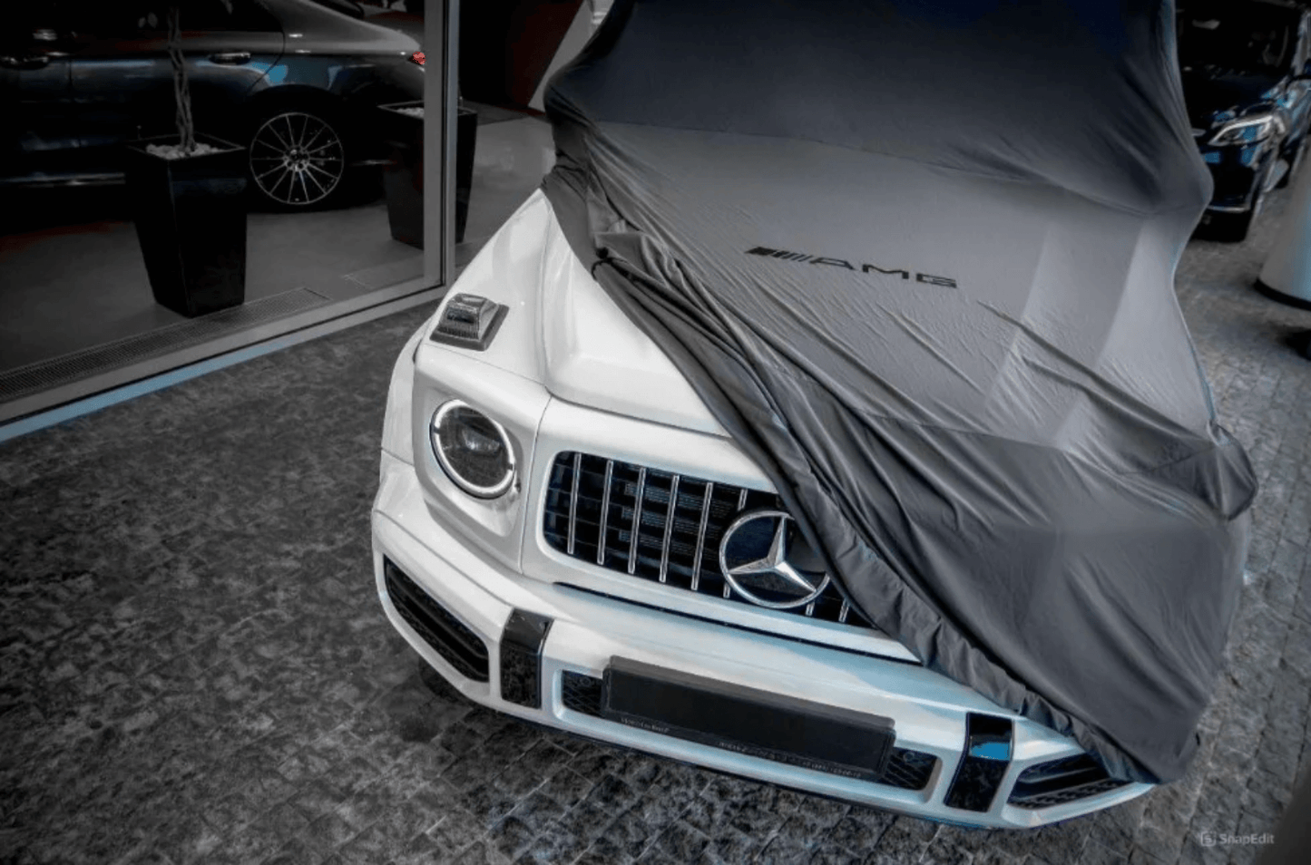 Mercedes-Benz AMG Indoor Car Cover – Custom-Fit, Stretch & Elastic Protection