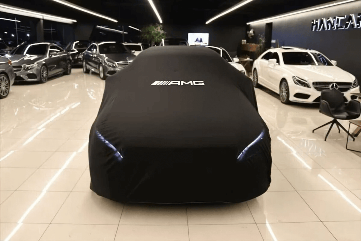 Mercedes-Benz AMG Indoor Car Cover – Custom-Fit, Stretch & Elastic Protection